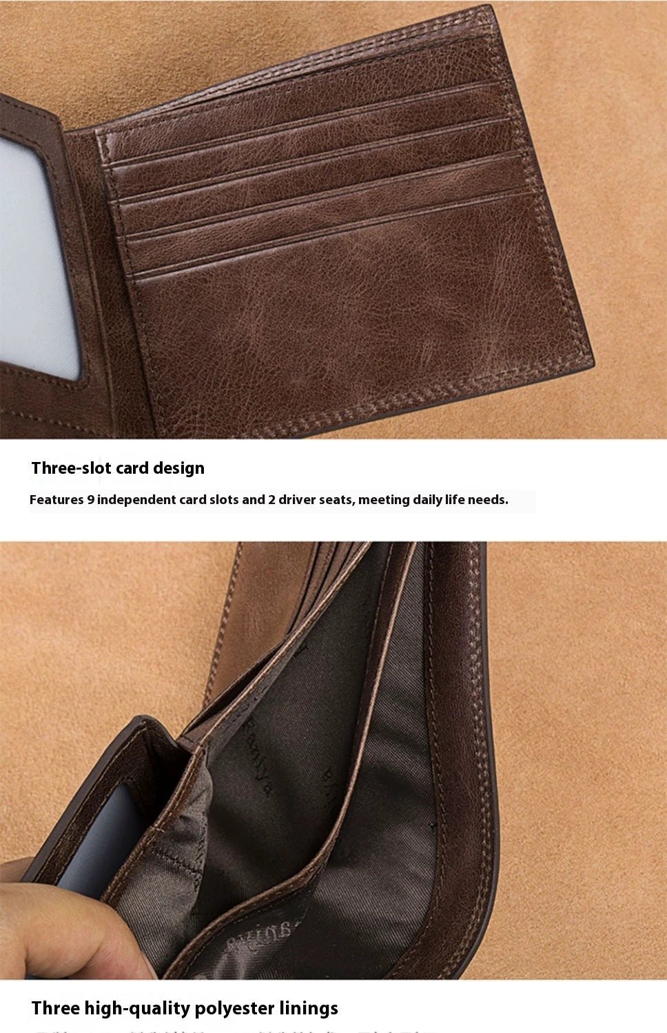 Men's Wallet Short Tactile Feel by GJG Denim