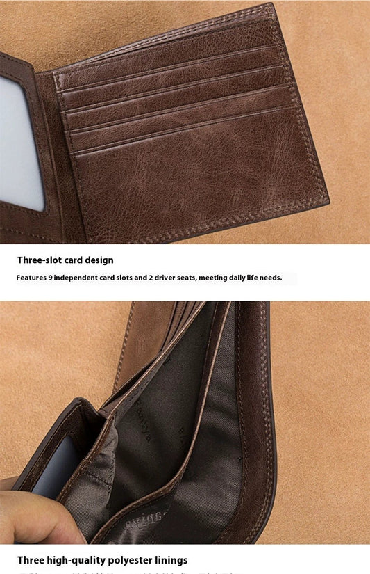 Men's Wallet Short Tactile Feel by GJG Denim