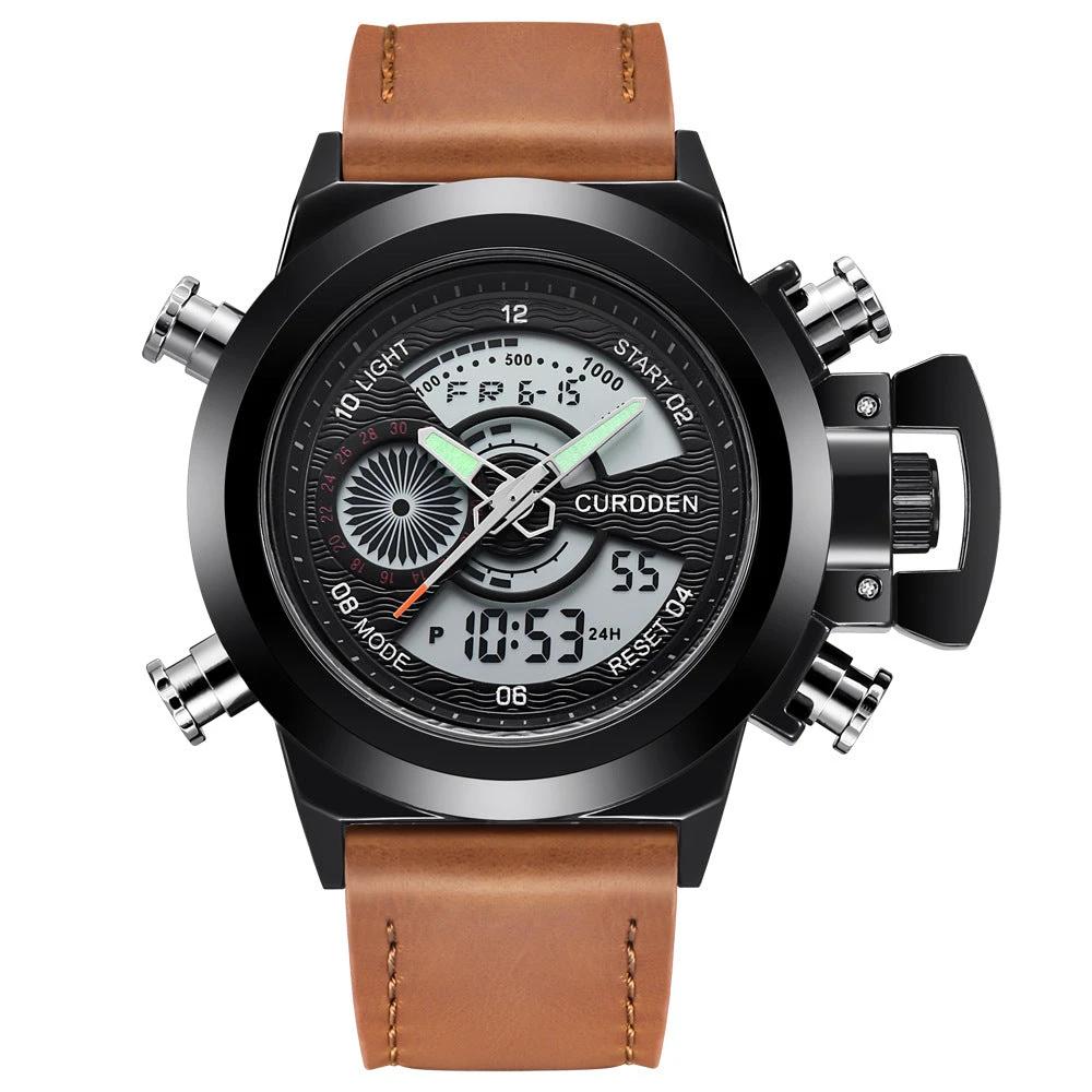 Men's Multi-functional Double Display Sports Watch by GJG Denim