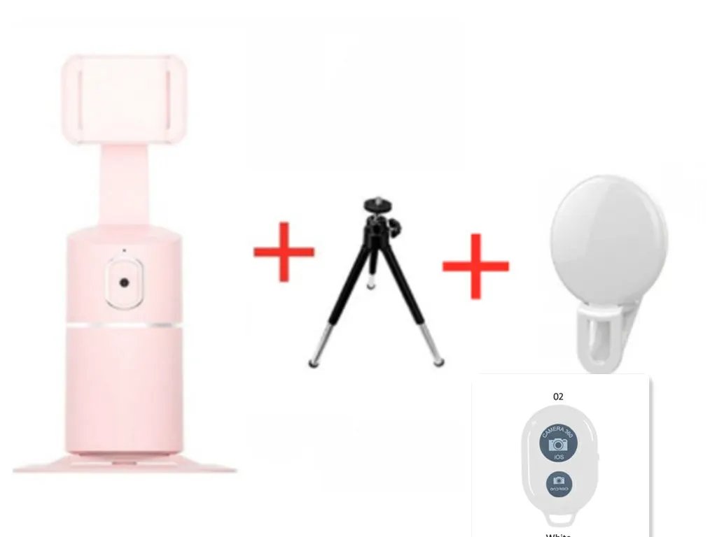 Smart Face Recognition Tracking PTZ Mobile Phone Stand Anchor Live Broadcast Stand by GJG Denim