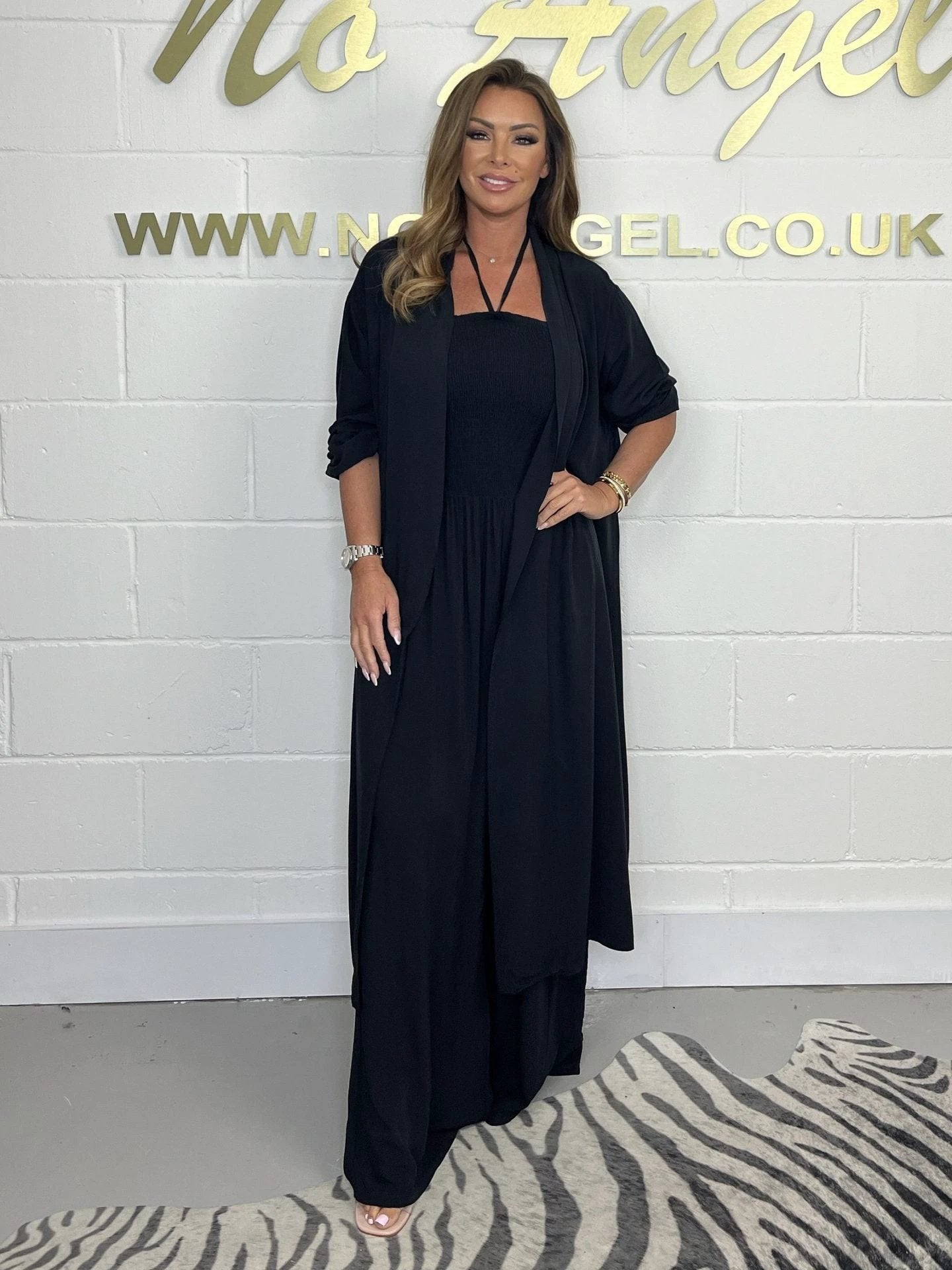 Women's Plus Size Wide Legs Jumpsuit by GJG Denim