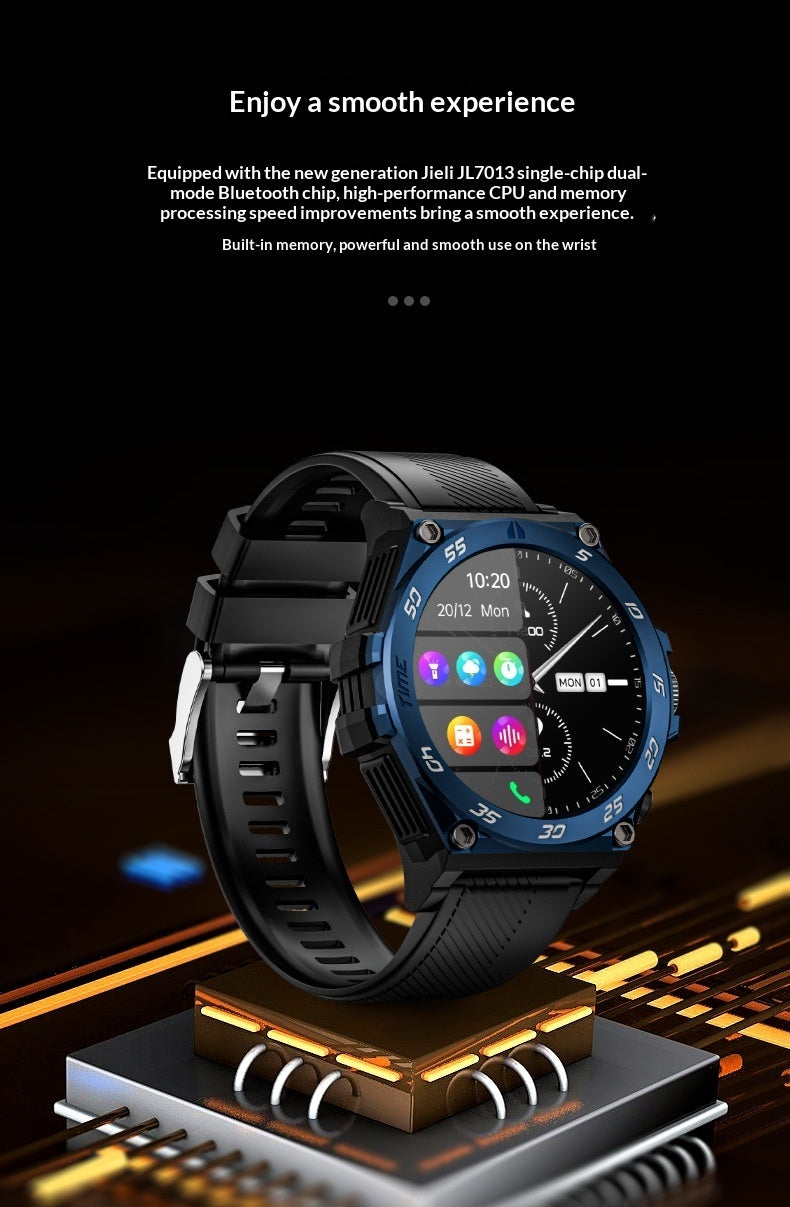 Smartwatch With Bluetooth Calling And TWS Earbuds In One For Men by GJG Denim