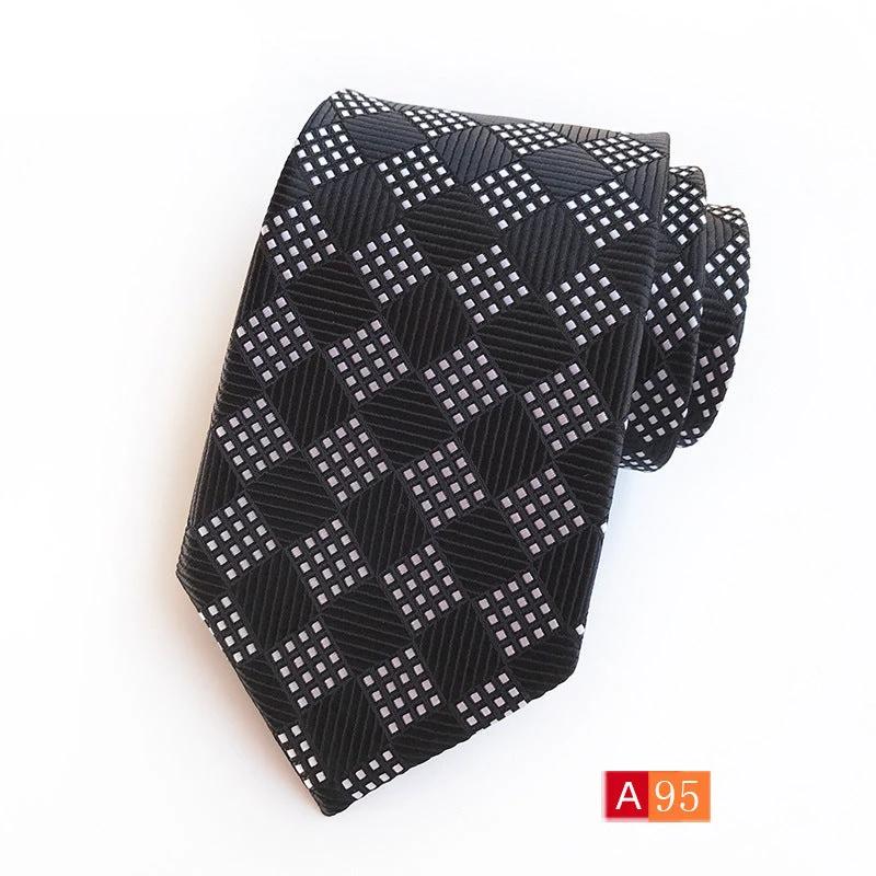 Men's Casual Formal Wear Polyester Jacquard Tie by GJG Denim