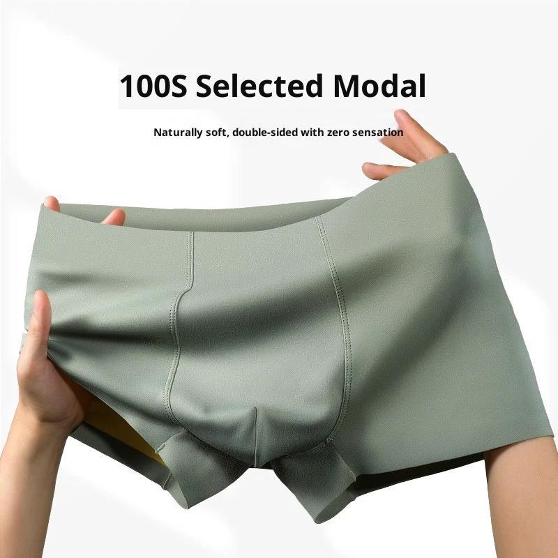 Men's Thin Seamless Boxer Shorts by GJG Denim