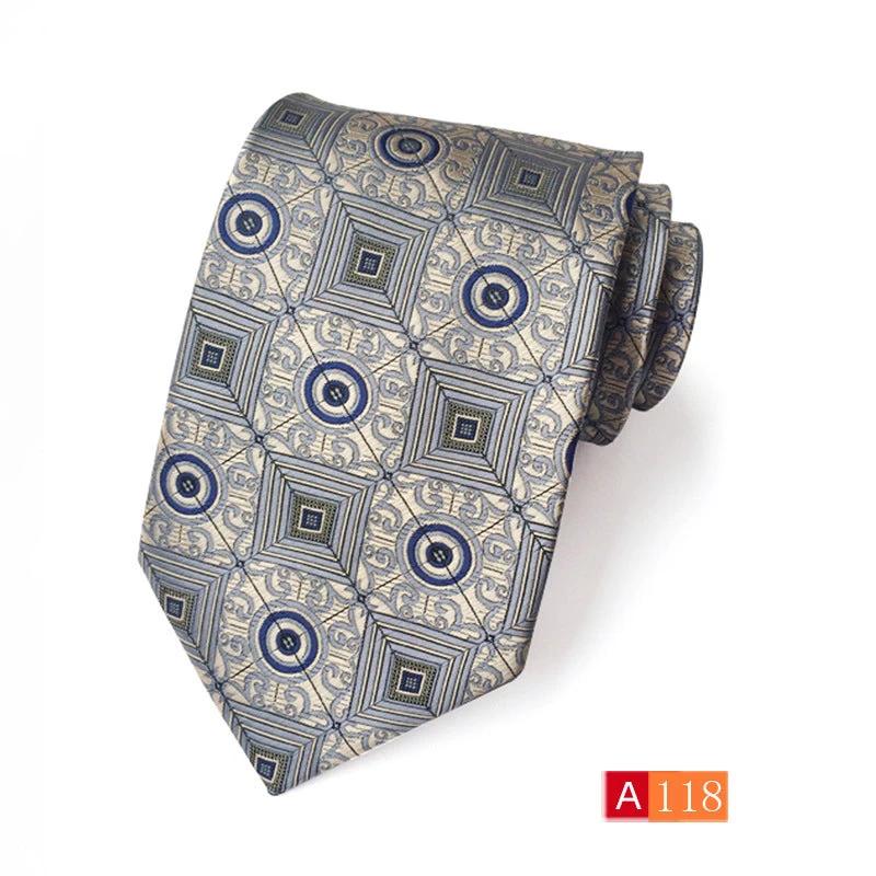Men's Casual Formal Wear Polyester Jacquard Tie by GJG Denim