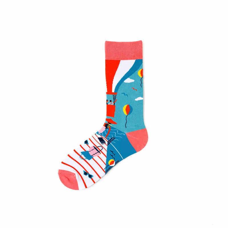 Men's Cotton Personality Socks by GJG Denim