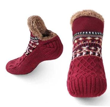 Men's Indoor Dragging Slipper Socks by GJG Denim