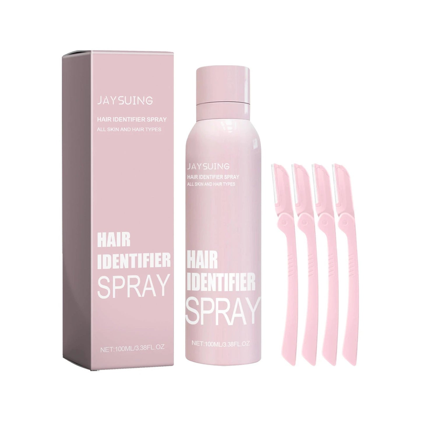 Hair Identifier Spray Set For Face Shaving Moisturizing Dermaplaner Spray For Face Shaving Skin Care by GJG Denim