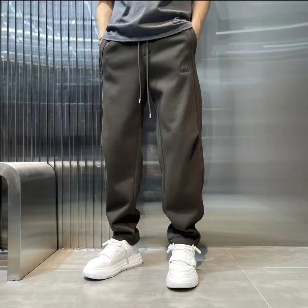 Men's Loose Straight Track Sweatpants by GJG Denim