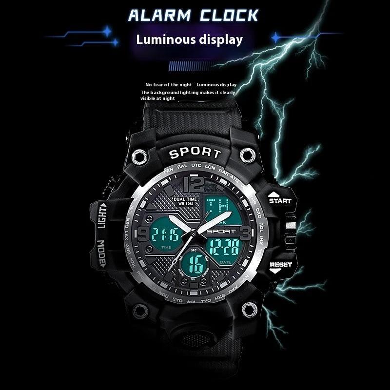 Men's Luminous Cross-border Electronic Watch by GJG Denim
