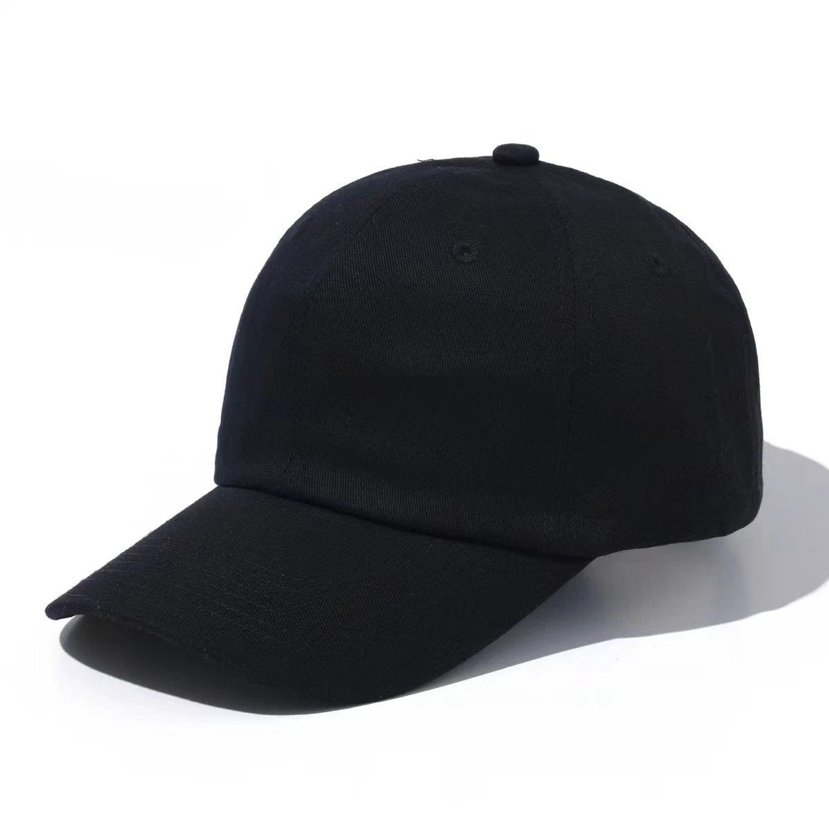 Men's Cotton Solid Color Baseball Cap by GJG Denim