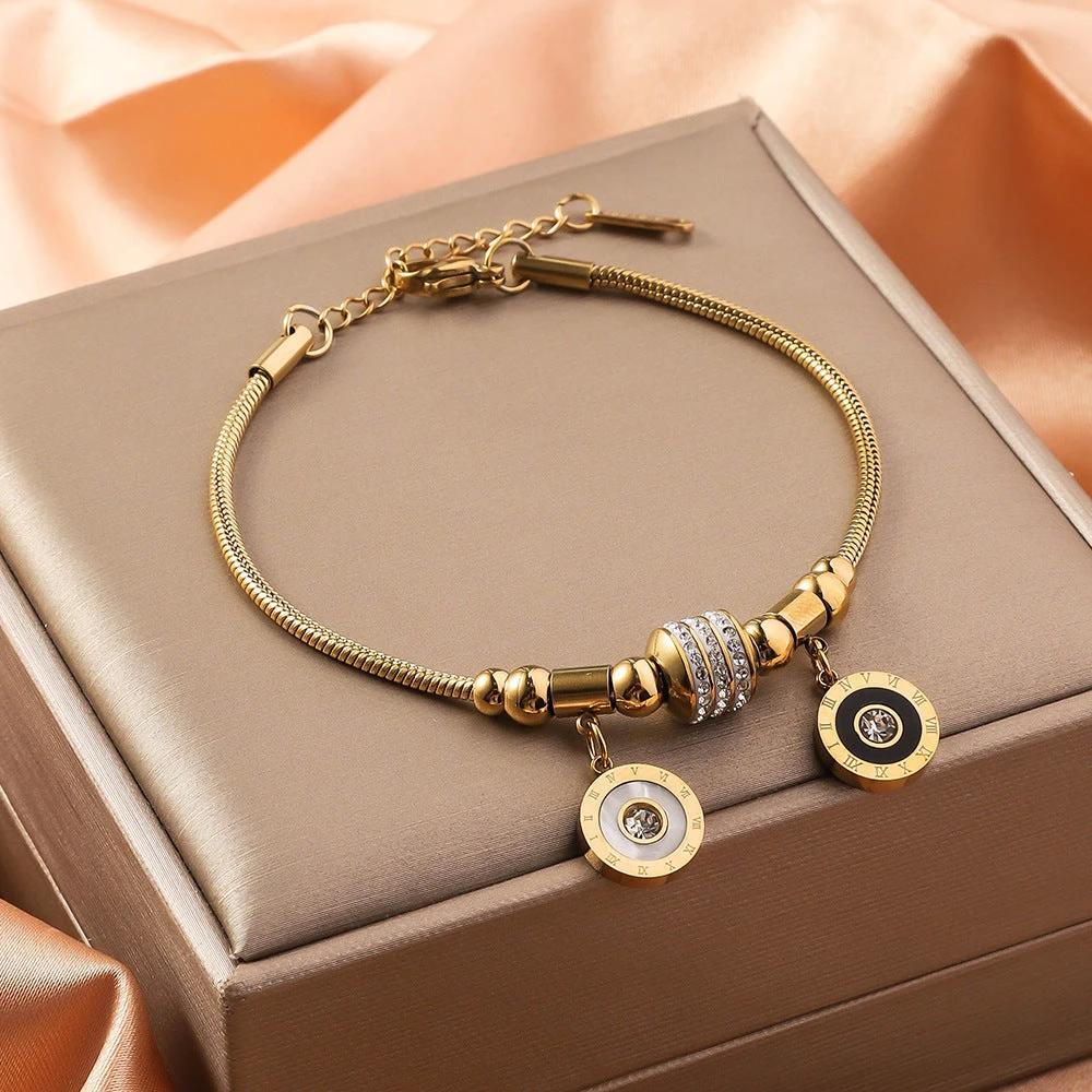 Stainless Steel Bracelet 18K Vacuum Plating by GJG Denim