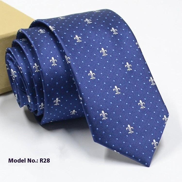 Men's Fashion Exquisite Jacquard Tie by GJG Denim