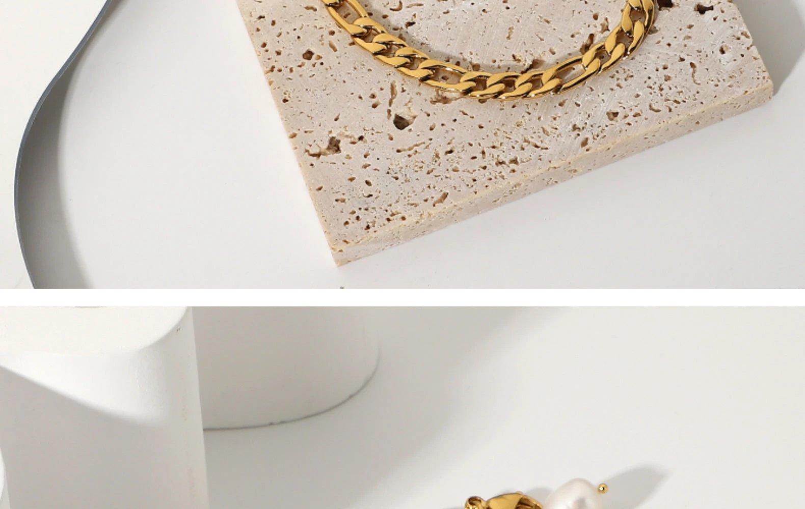 Fashion 18K Gold Plated Stainless Steel Anklets by GJG Denim