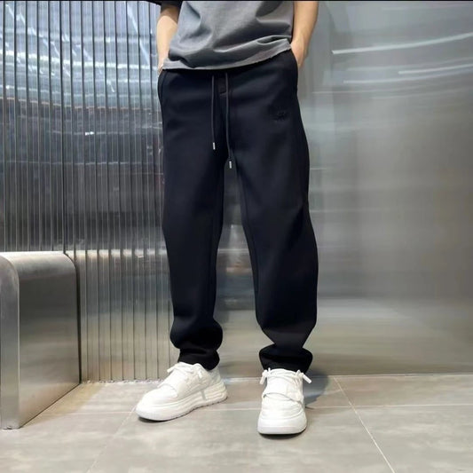 Men's Loose Straight Track Sweatpants by GJG Denim