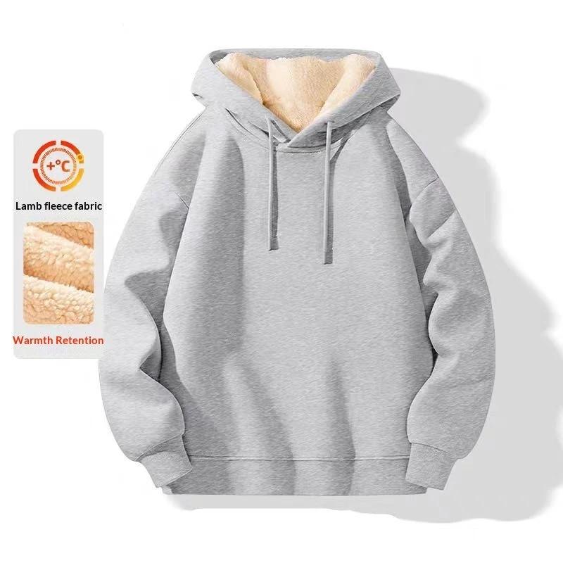 Men's Fleece-lined Hoodie Extra Soft And Extra Warm by GJG Denim