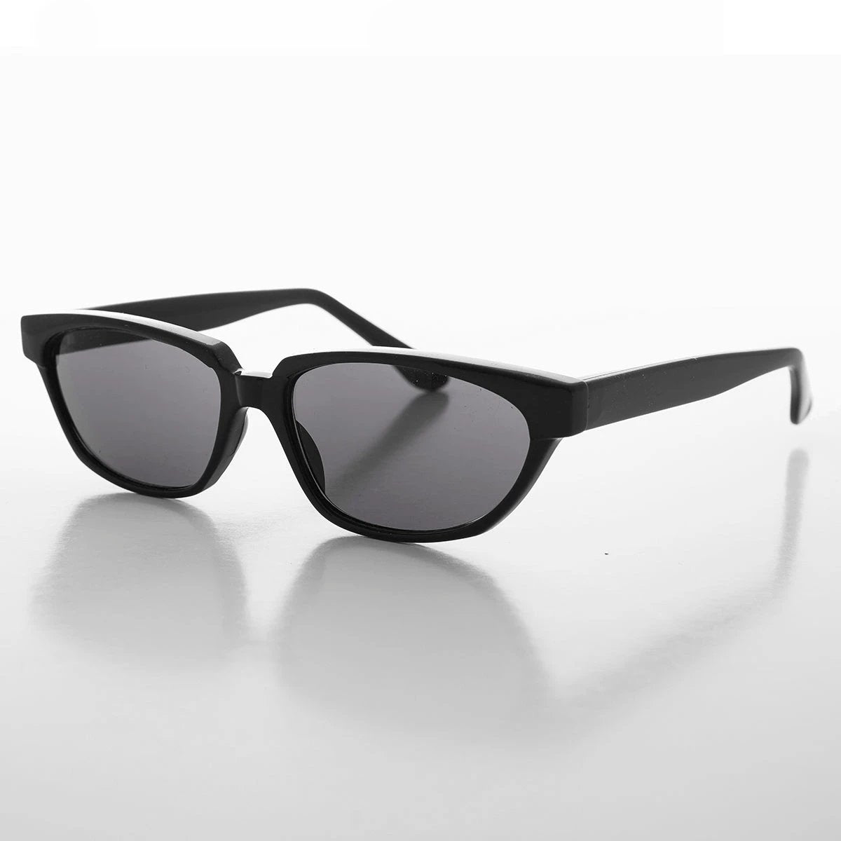 Rectangular Horn Rim Unisex Vintage Sunglass - Abbot by Sunglass Museum