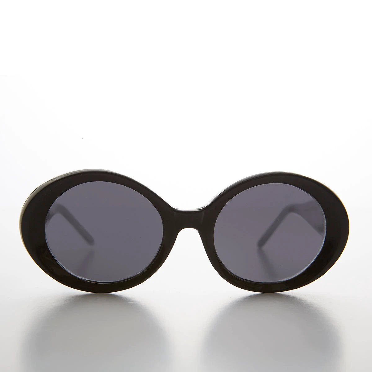 Thick Oval Mod Retro Women's Sunglass - Abby by Sunglass Museum