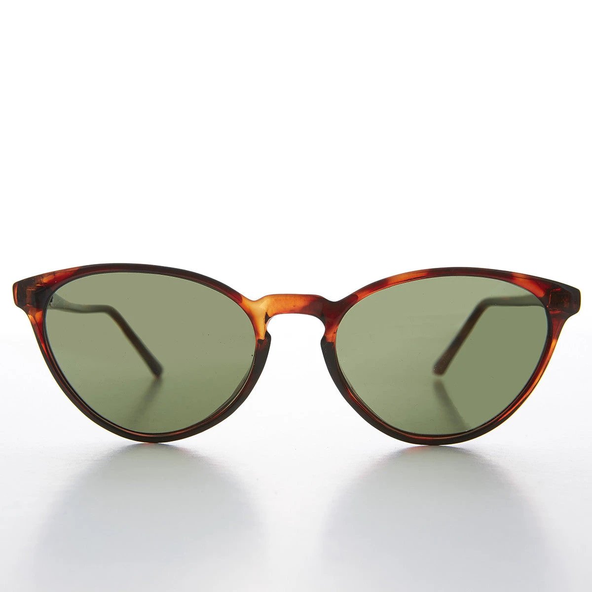 Women's Round Cat Eye Sunglass with Keyhole Bridge - Allie by Sunglass Museum