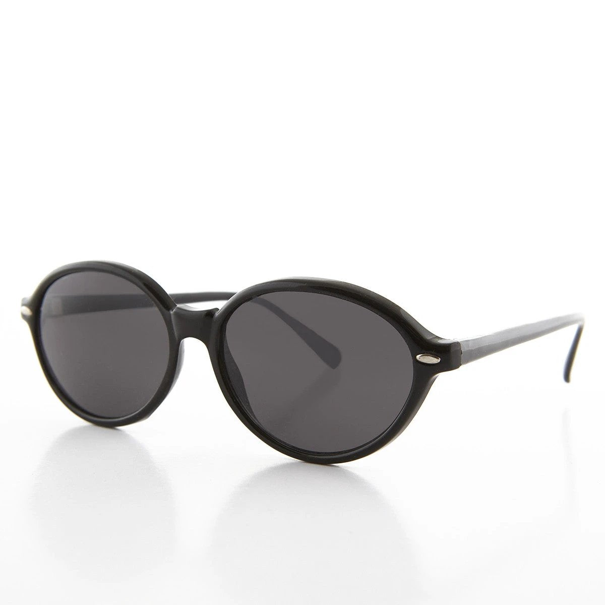 Women's Large Oval Glamour Vintage Sunglass - Alma by Sunglass Museum
