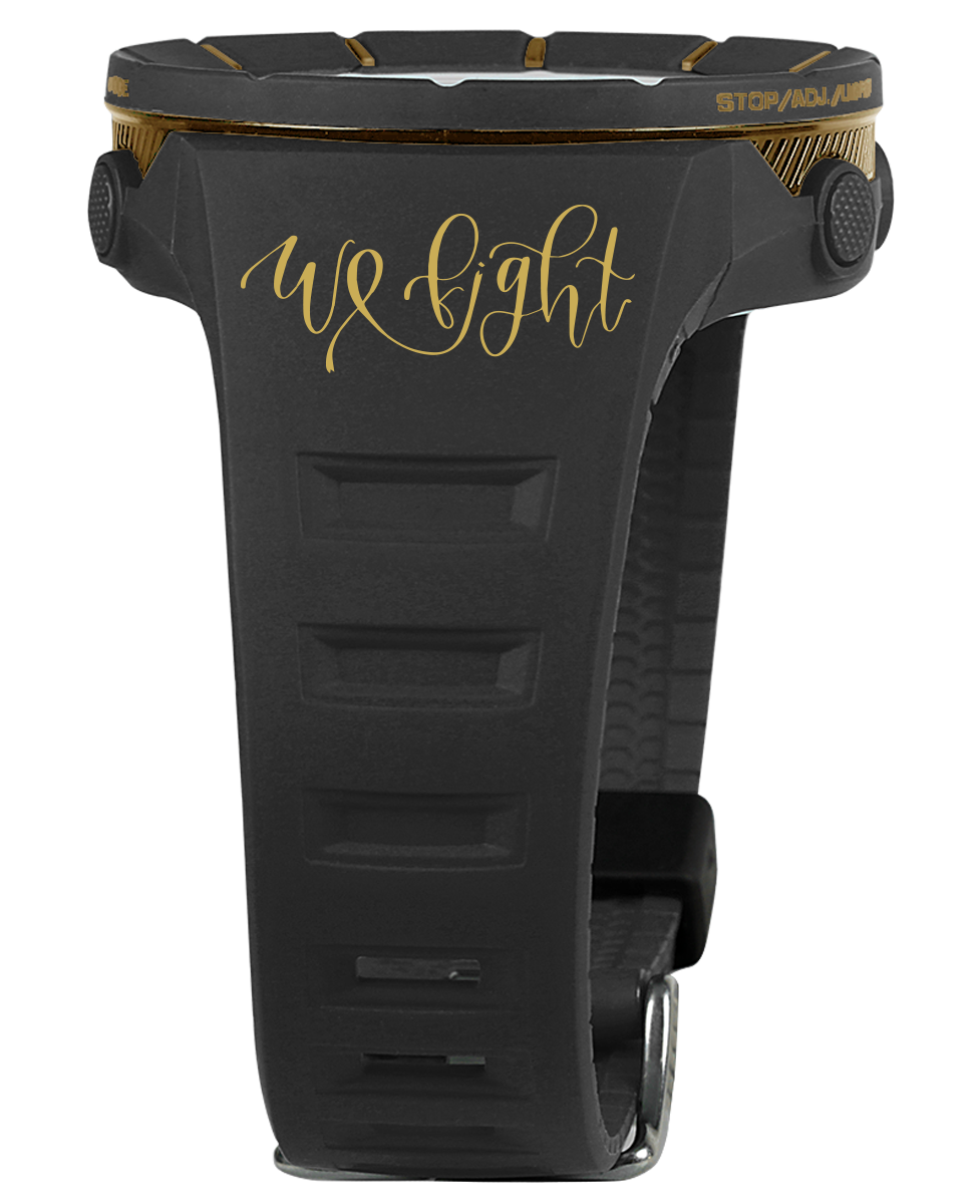 We Fight - Gold/Black Coliseum by Rockwell Time