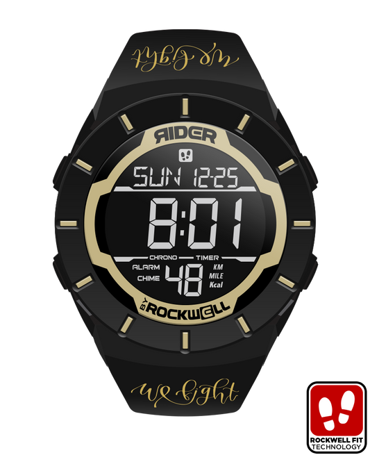 We Fight - Gold/Black Coliseum by Rockwell Time