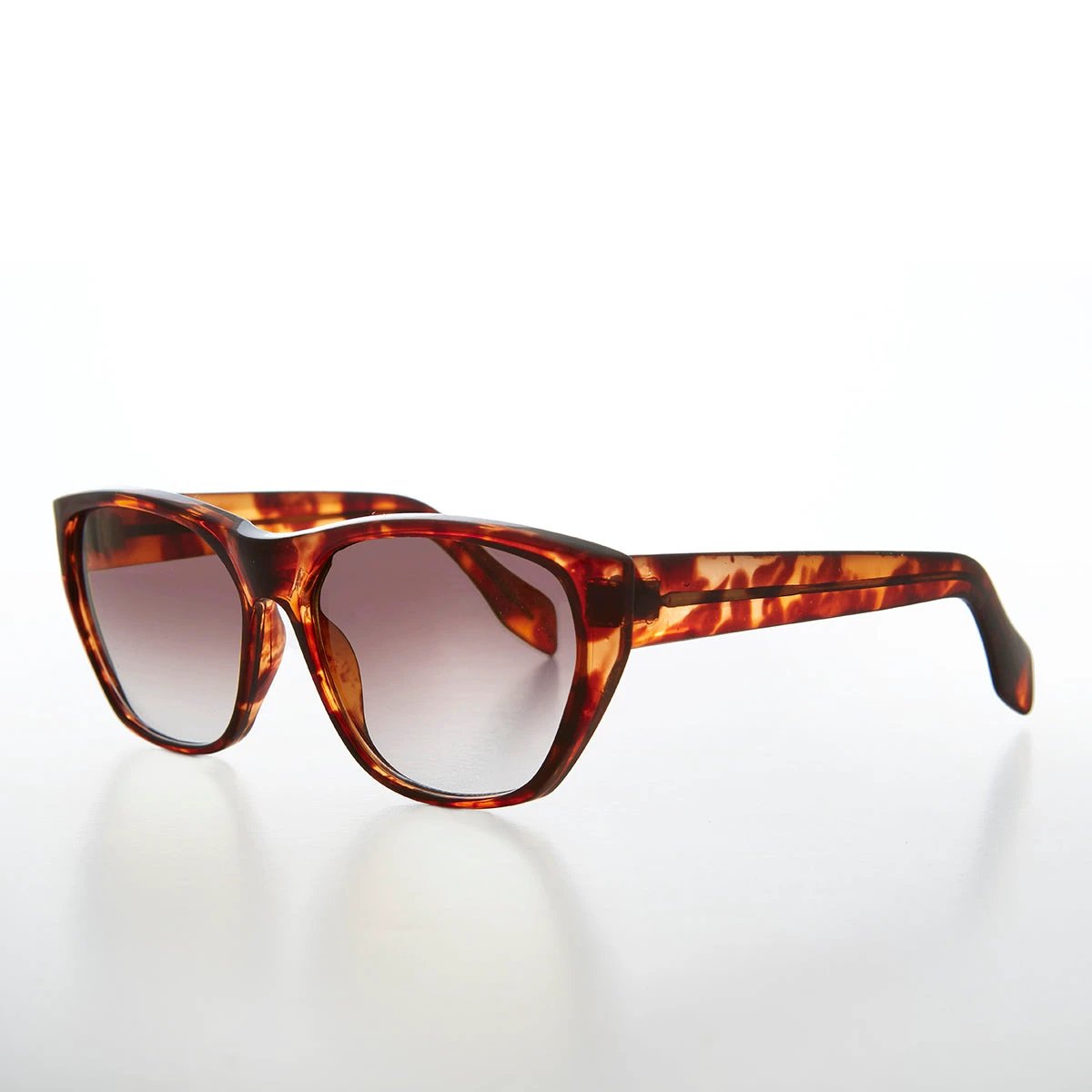 Angular Rectangle Unisex Vintage Sunglass - Carol by Sunglass Museum