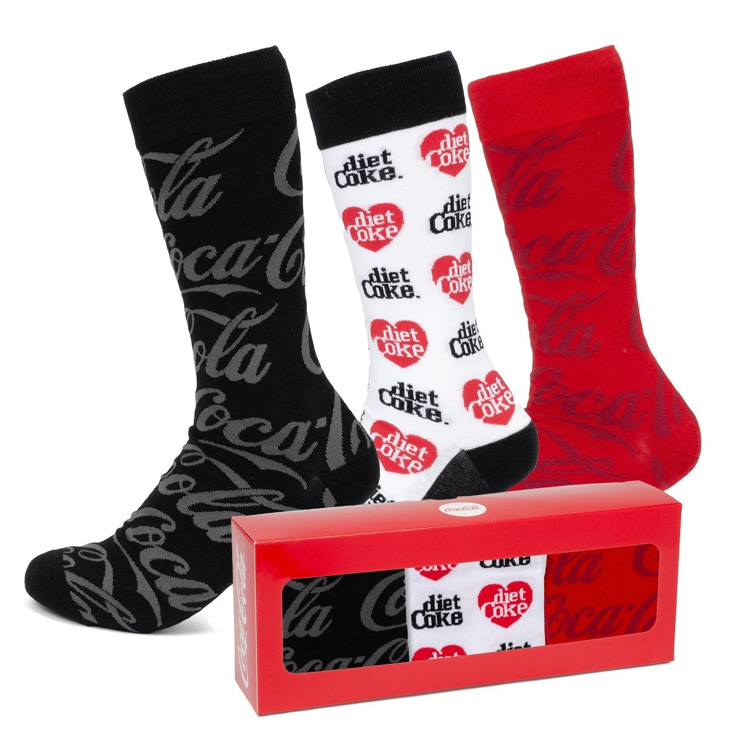 Coca-Cola 3 Pack Sock Set by Cufflinks.com