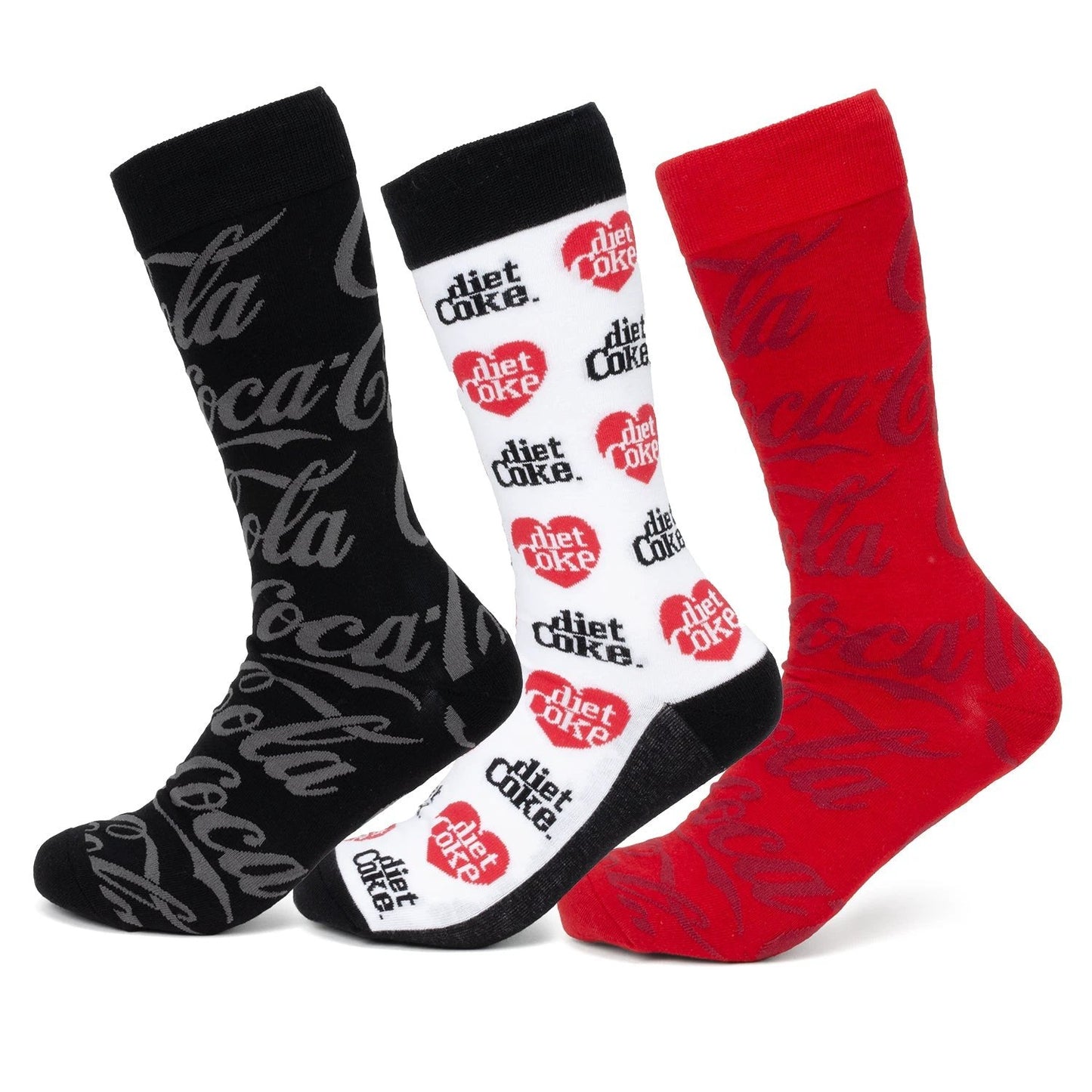 Coca-Cola 3 Pack Sock Set by Cufflinks.com