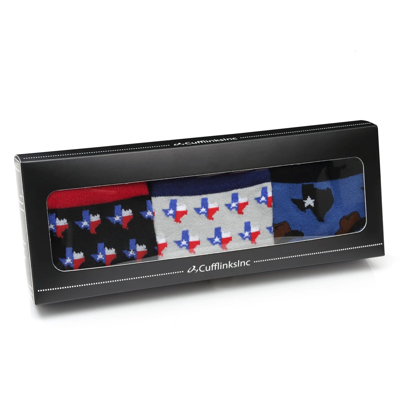 Texas Strong 3 Pack Socks Gift Set by Cufflinks.com