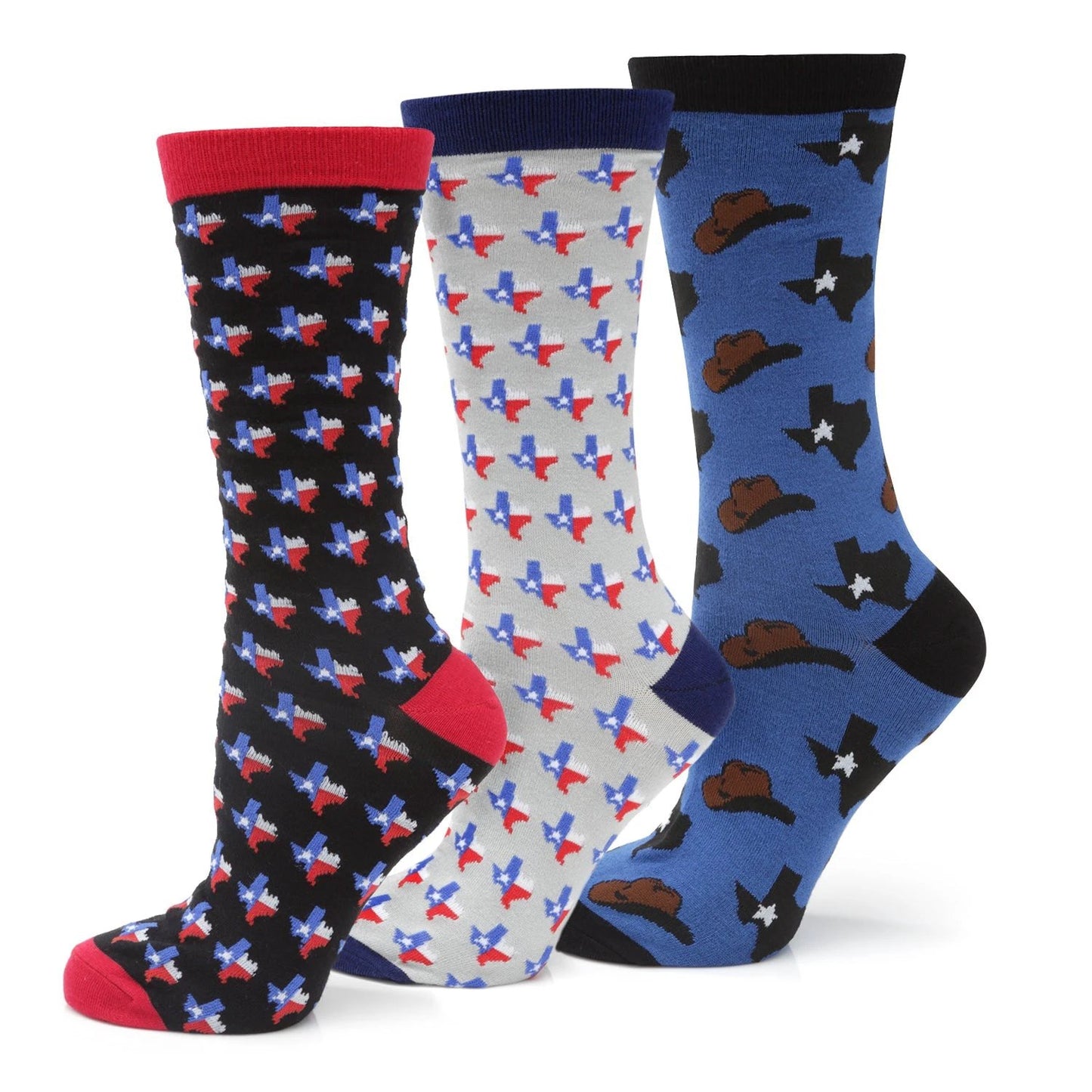 Texas Strong 3 Pack Socks Gift Set by Cufflinks.com