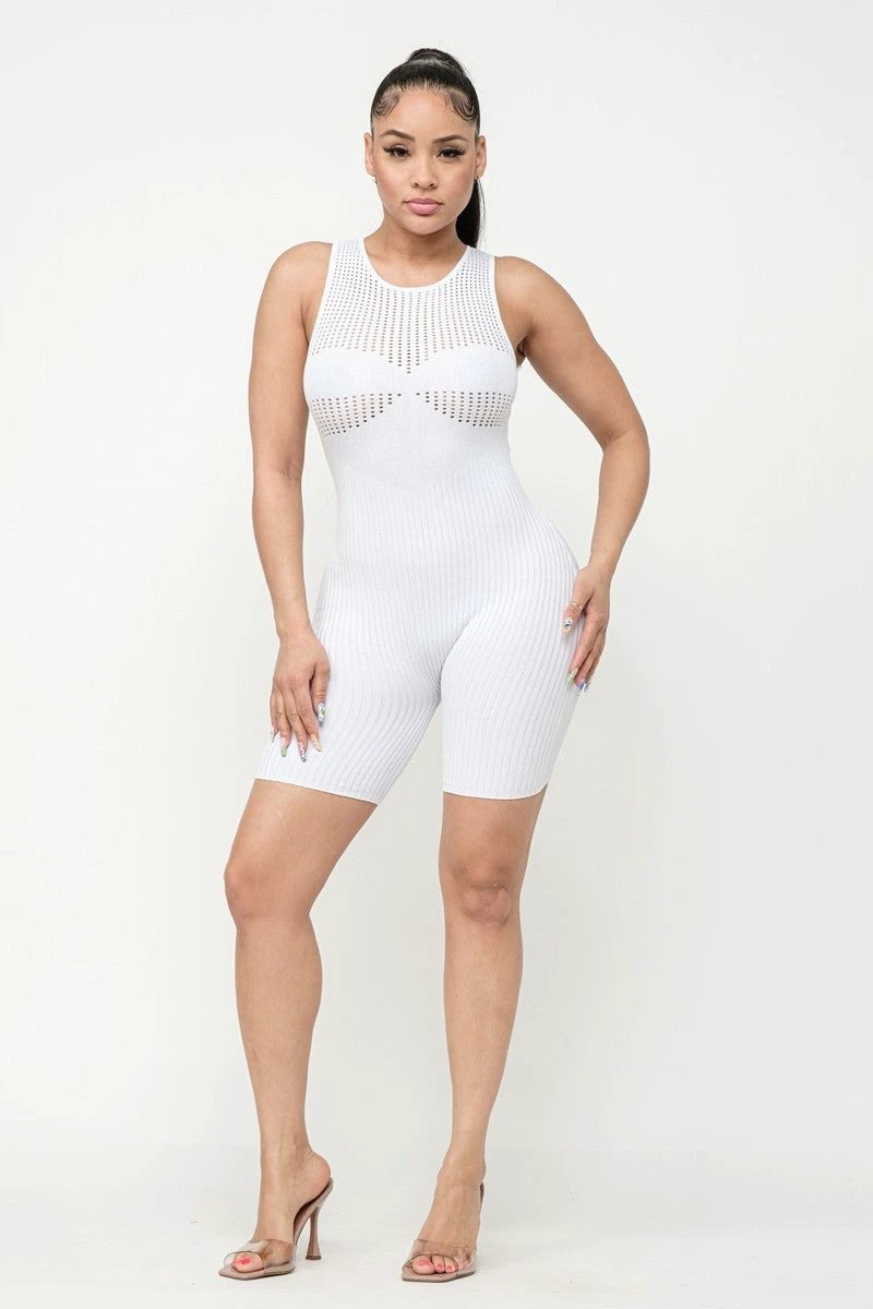 Poinetlle Stitch Romper by VYSN