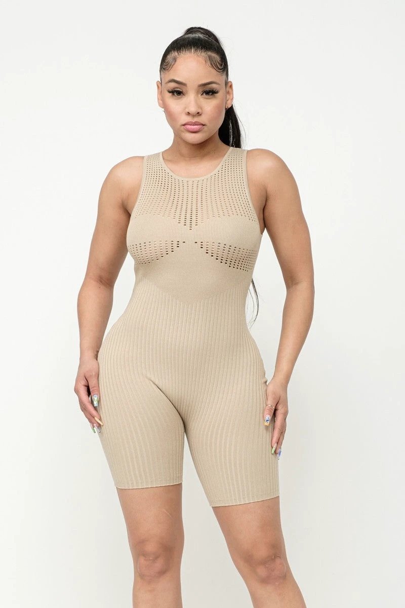 Poinetlle Stitch Romper by VYSN