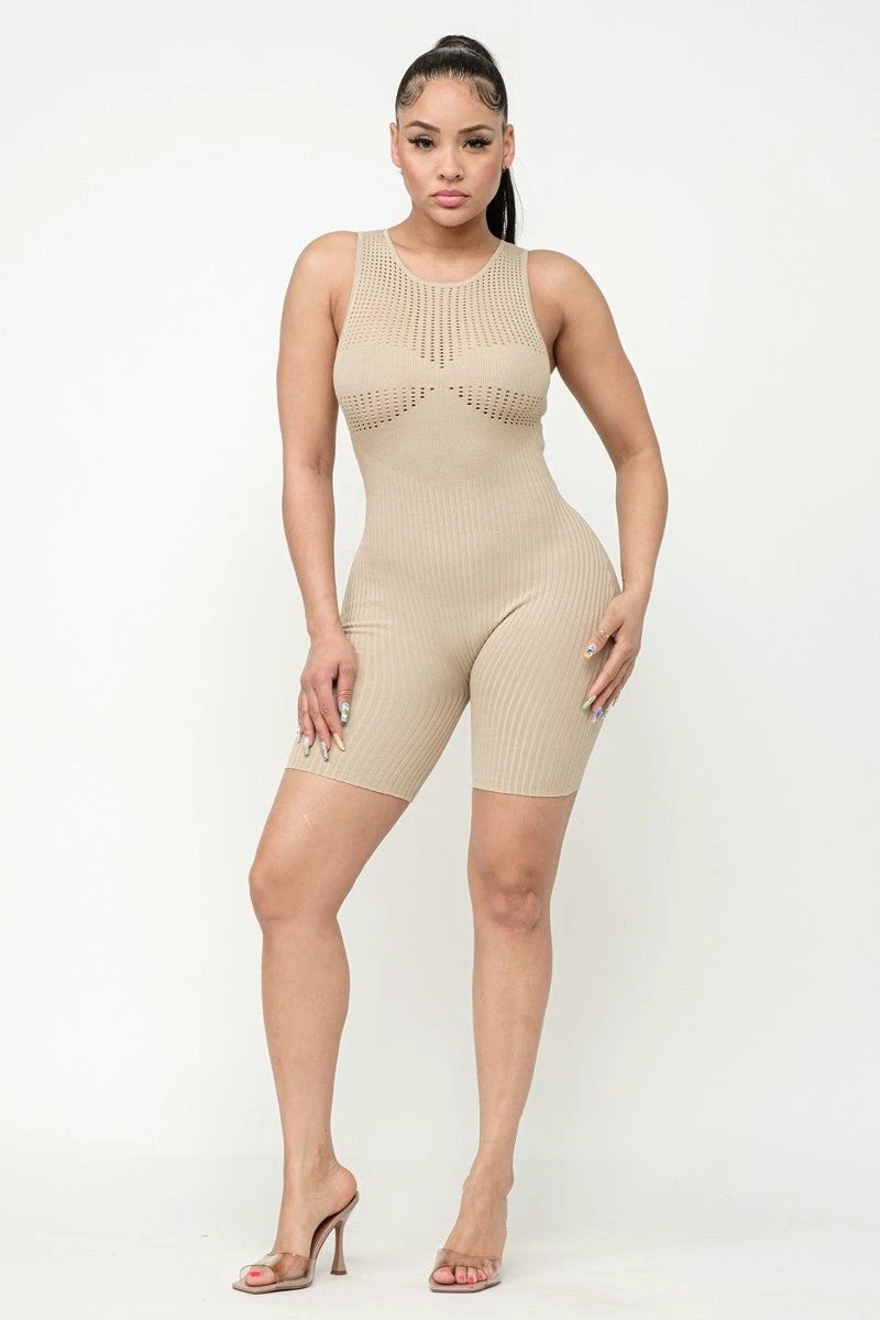Poinetlle Stitch Romper by VYSN