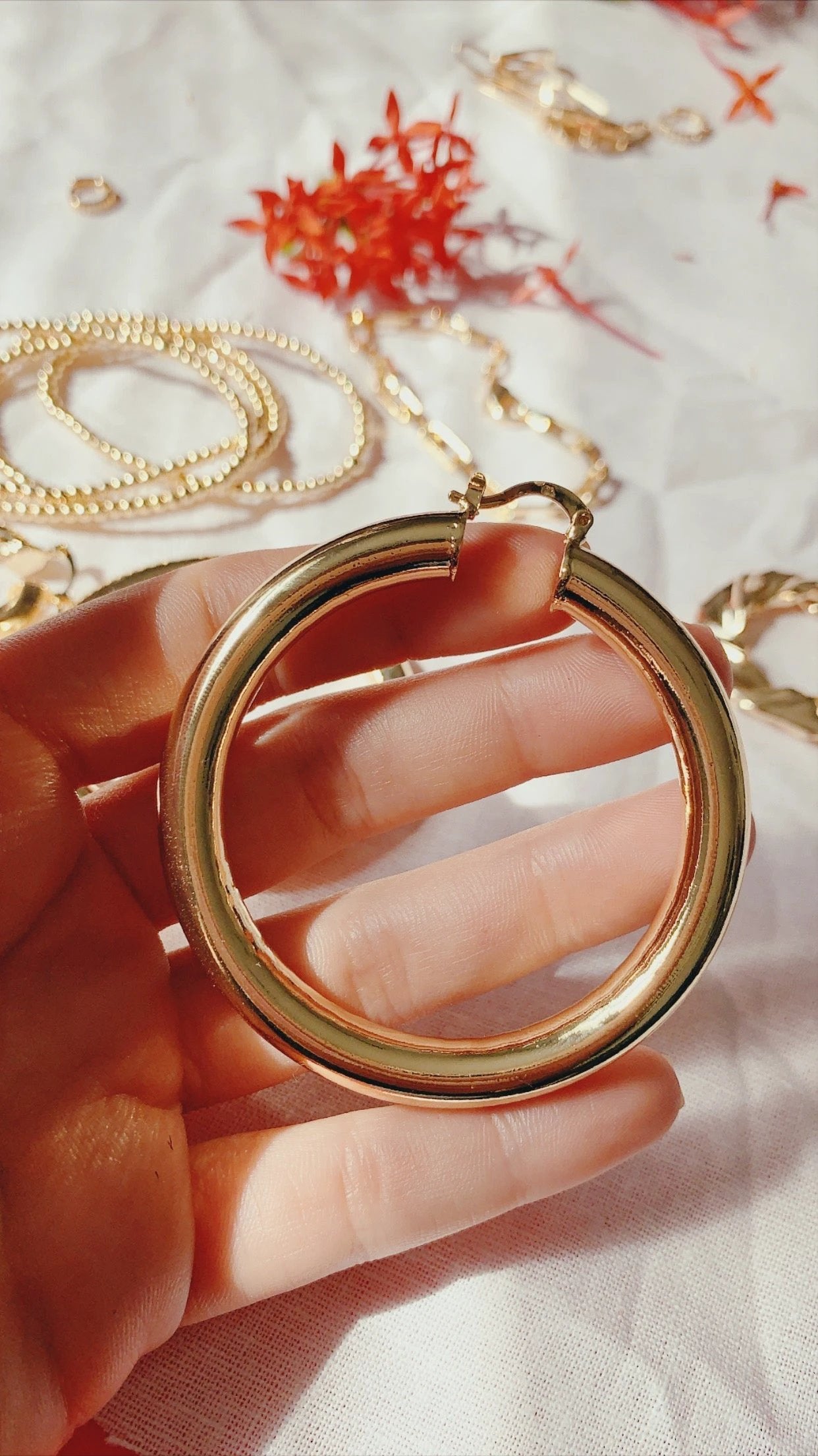 Large All Day Hoops by Views & Co