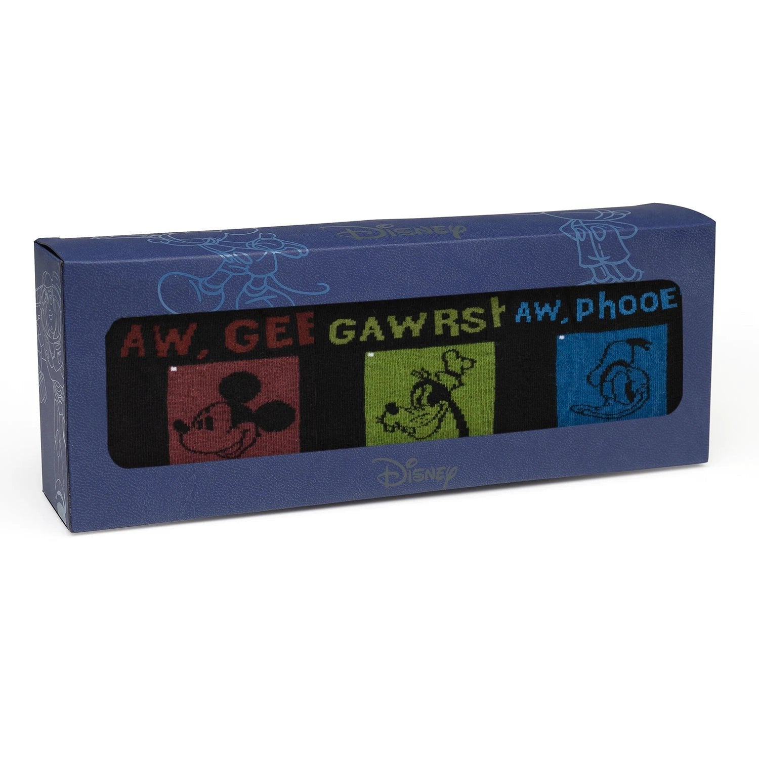 Disney Mickey and Friends Checkered Black Gift Set by Cufflinks.com