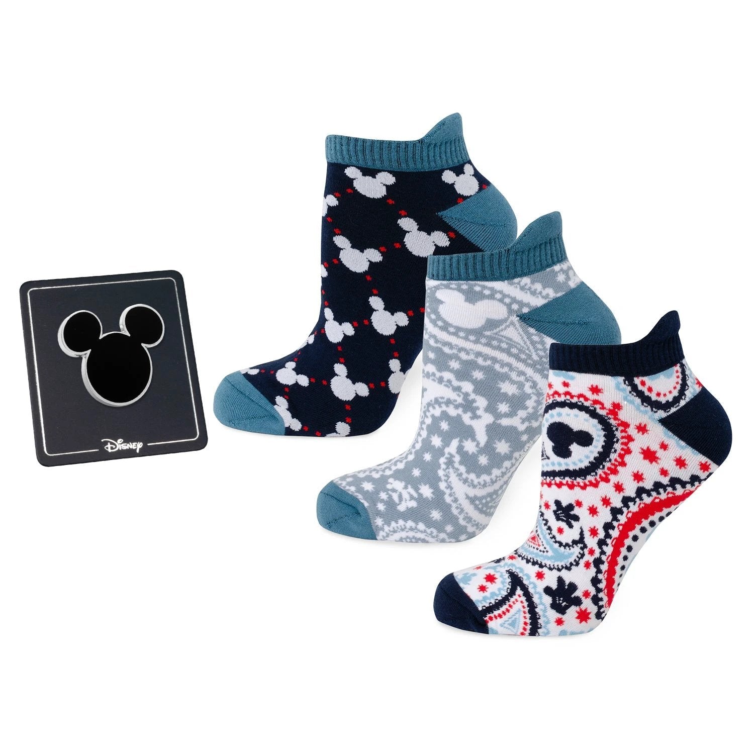 Mickey Mouse Silhouette Ankle Gift Set by Cufflinks.com