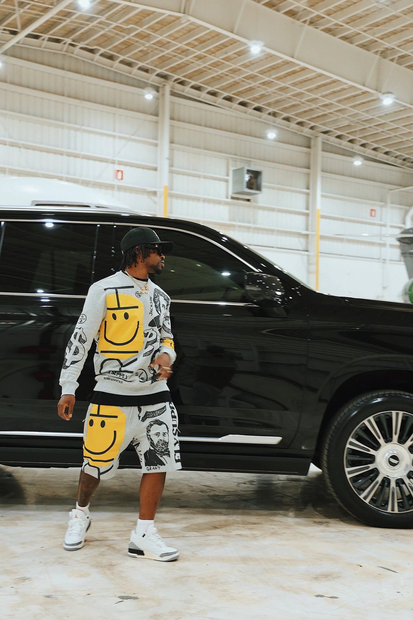 New Rich Sweatshorts (Heather Grey) by Fly Supply Co