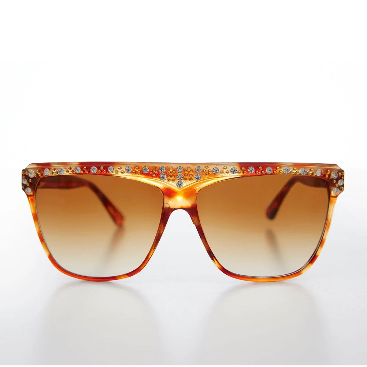 80s Rhinestone Women's Vintage Sunglass - Fifi by Sunglass Museum