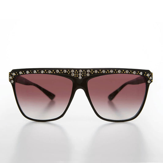 80s Rhinestone Women's Vintage Sunglass - Fifi by Sunglass Museum