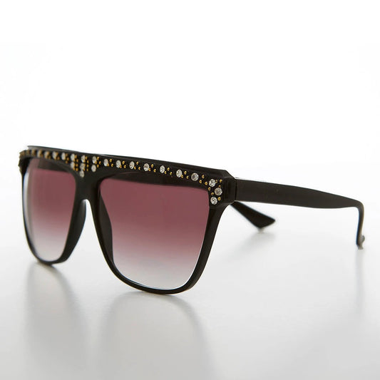 80s Rhinestone Women's Vintage Sunglass - Fifi by Sunglass Museum