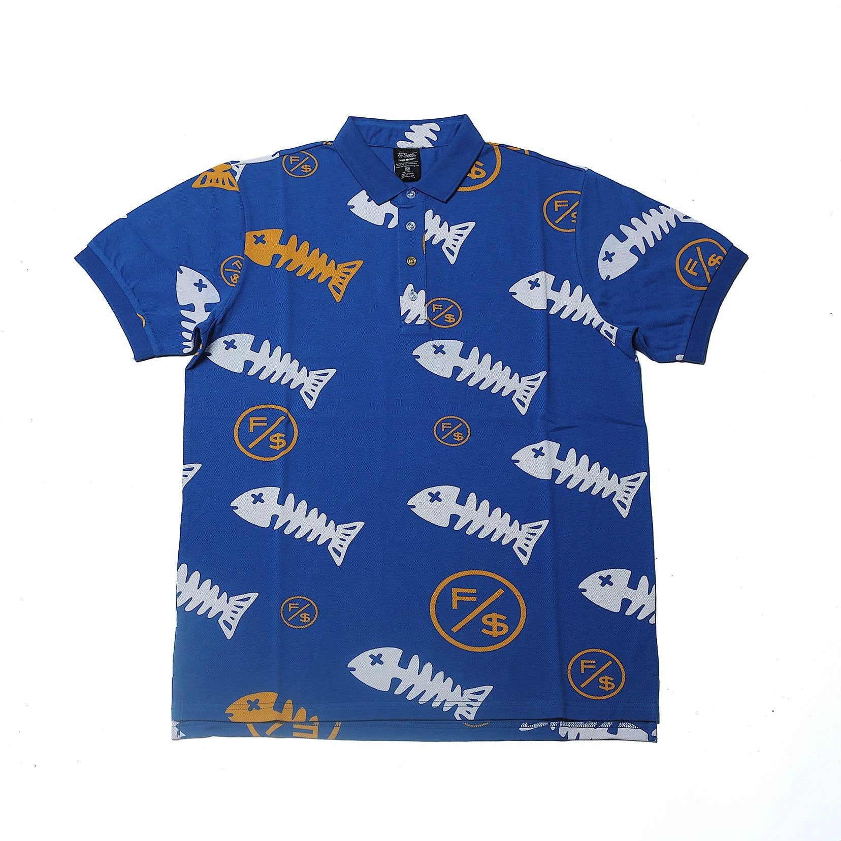 Fishscale Polo (Blue) by Fly Supply Co