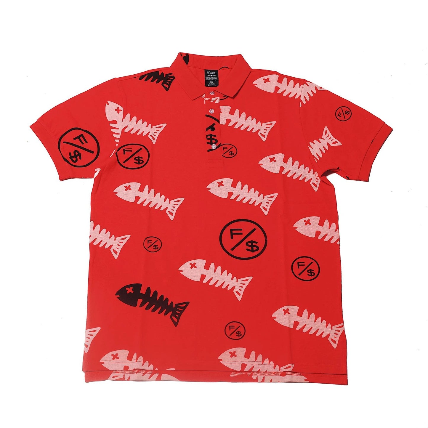 Fishscale Polo (Red) by Fly Supply Co