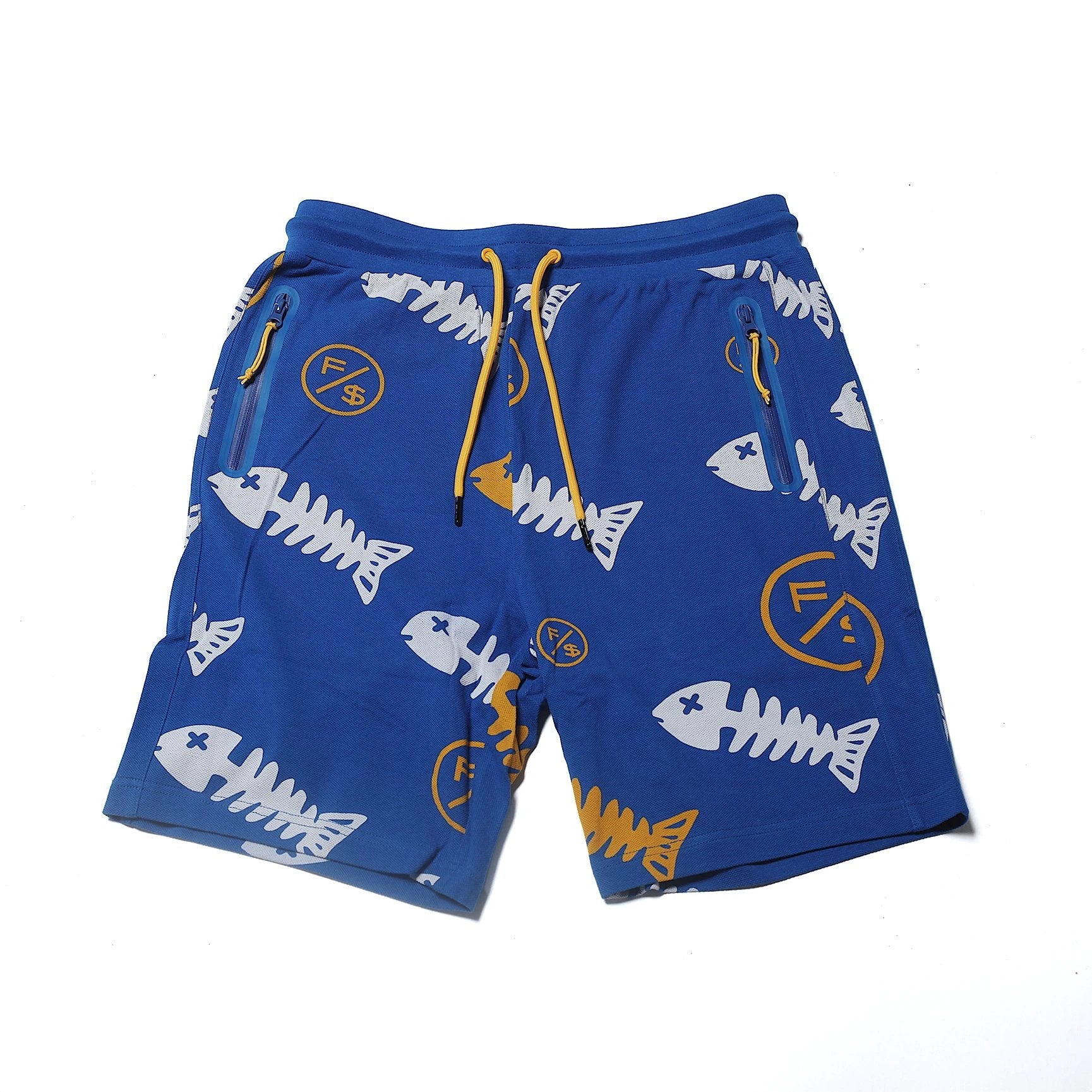 Fishscale Shorts (Blue) by Fly Supply Co