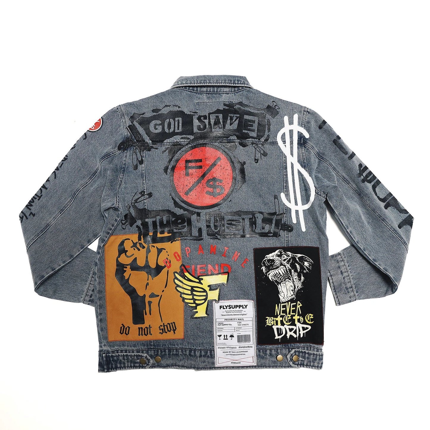 New Rich Denim Jacket (Denim) by Fly Supply Co
