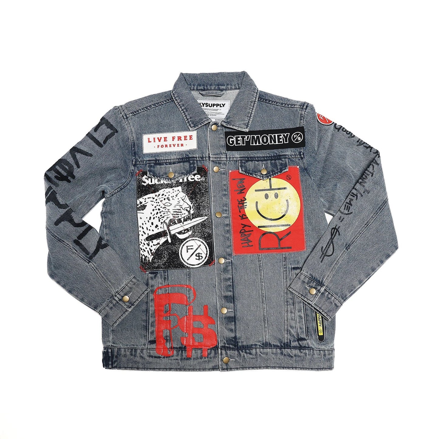 New Rich Denim Jacket (Denim) by Fly Supply Co