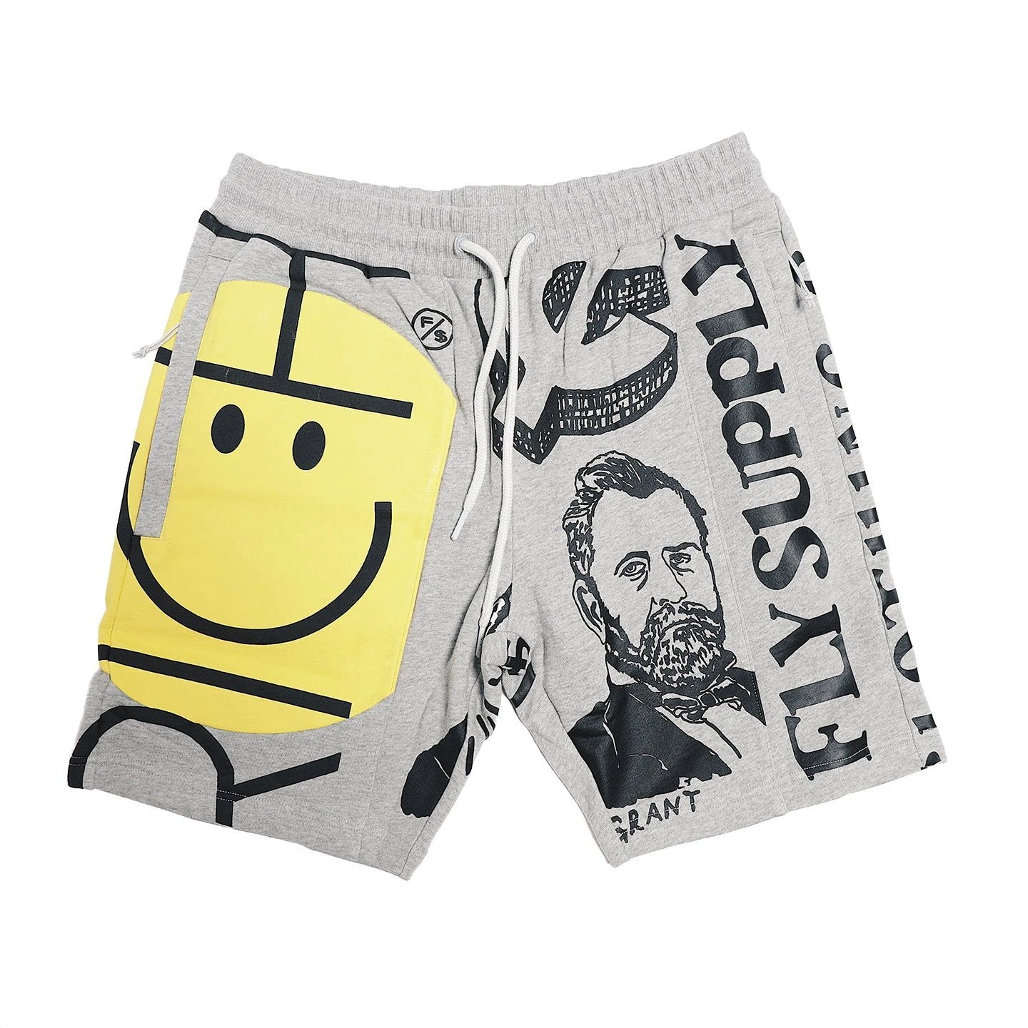 New Rich Sweatshorts (Heather Grey) by Fly Supply Co