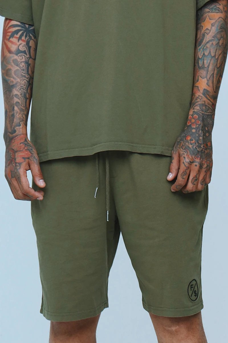 Dues Paid (Military Green - Shorts) by Fly Supply Co