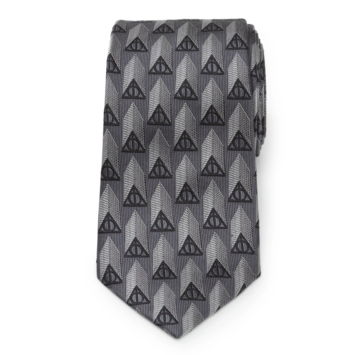 Harry Potter Deathly Hallows Gray Necktie Gift Set by Cufflinks.com