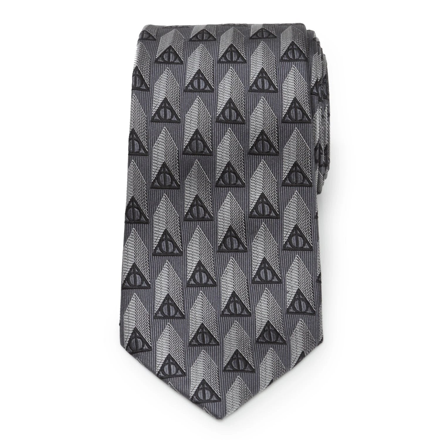 Harry Potter Deathly Hallows Gray Necktie Gift Set by Cufflinks.com